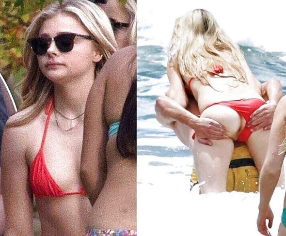 Oops New Pussy Slip Of Chloe Grace In Bikini At Public Pool