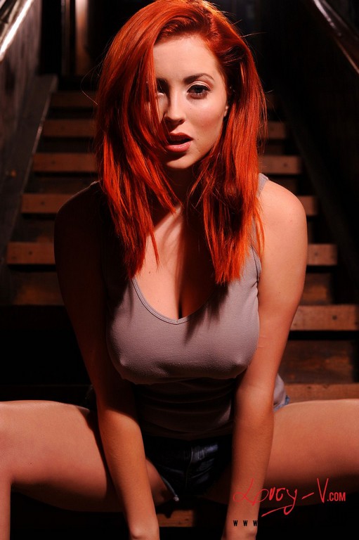 Perky Tits With Short Red Hair