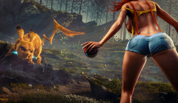 Pikachu Captured By Girl Sexy