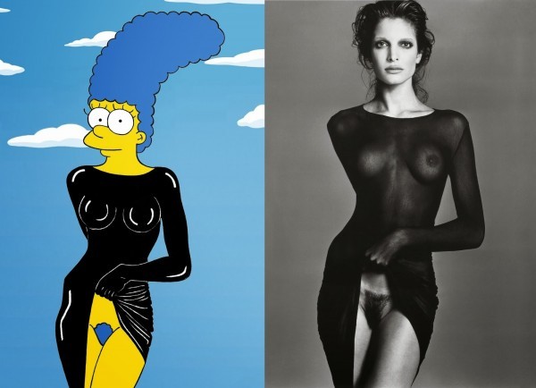 Portrait Of Marge Simpson Nude Portrait Of Marge Simpson Nude