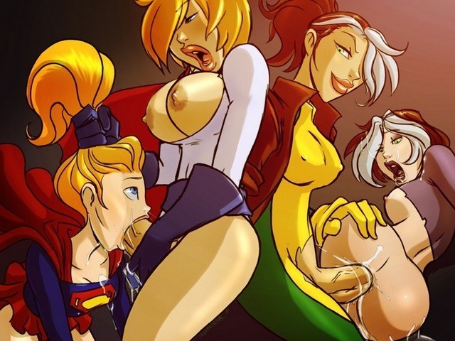 Power Girl Supergirl Lesbian Hentai Power Girl Supergirl Lesbian Hentai