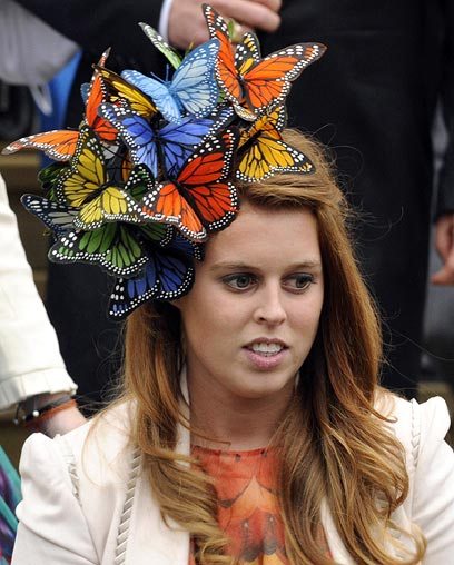 Princess Beatrice Butterfly Hat Princess Beatrice Butterfly Hat