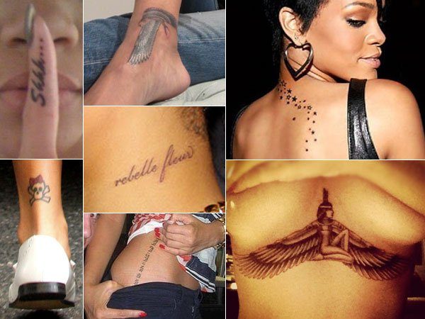 Rihanna Tattoo Rihanna Tattoo