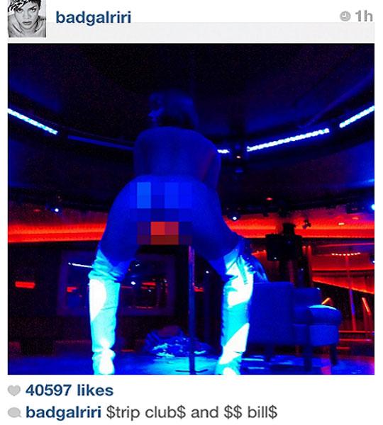 Rihanna X Rated Instagram Nude