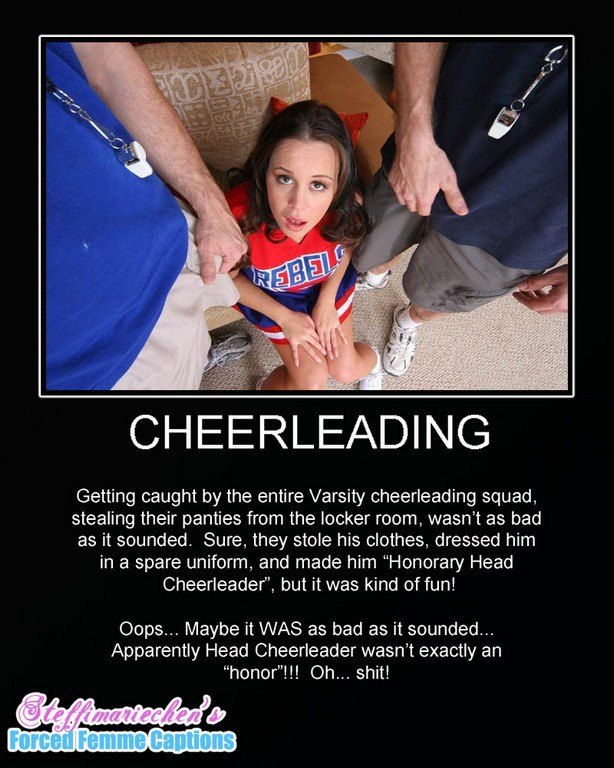 Sissy Cheerleader Captions Sissy Cheerleader Captions