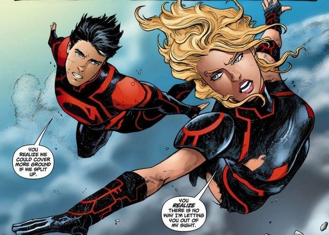 Superboy And Wonder Girl Superboy And Wonder Girl