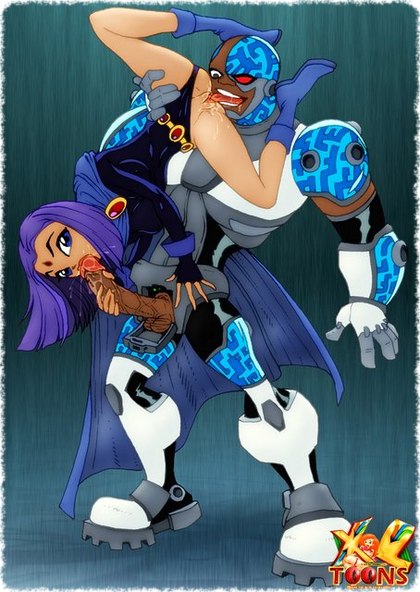 Teen Titans Raven And Cyborg Teen Titans Raven And Cyborg