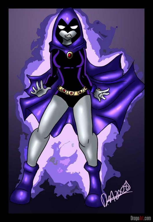 Teen Titans Raven Drawings