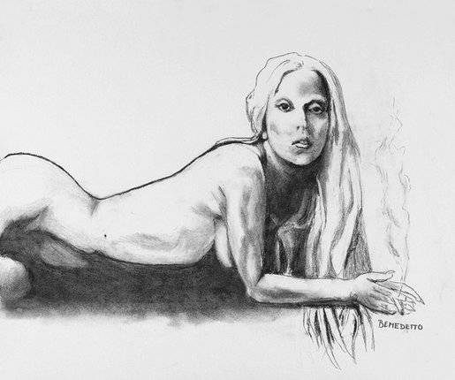 Tony Bennett Sketch Lady Gaga Nude Tony Bennett Sketch Lady Gaga Nude