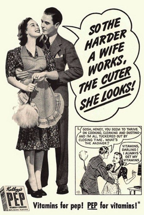 Vintage Sexist Advertisements