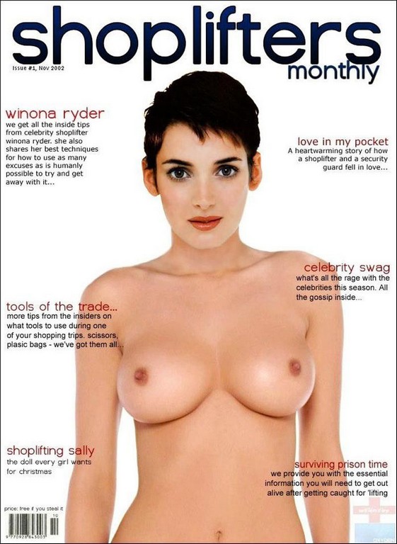 Winona Ryder Nude Breasts And Hint Of Pussy Licked On Office Desk