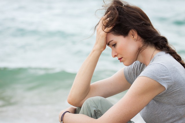 Woman Deep Thought Woman Deep Thought