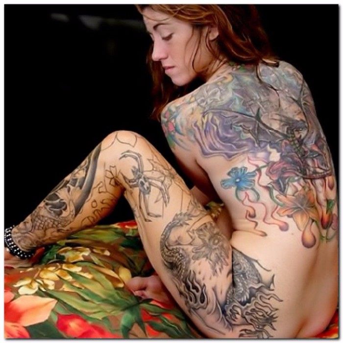 Woman Full Body Tattoo Woman Full Body Tattoo