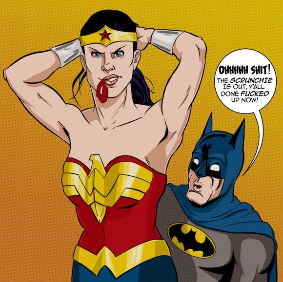 Wonder Woman Scrunchie Wonder Woman Scrunchie
