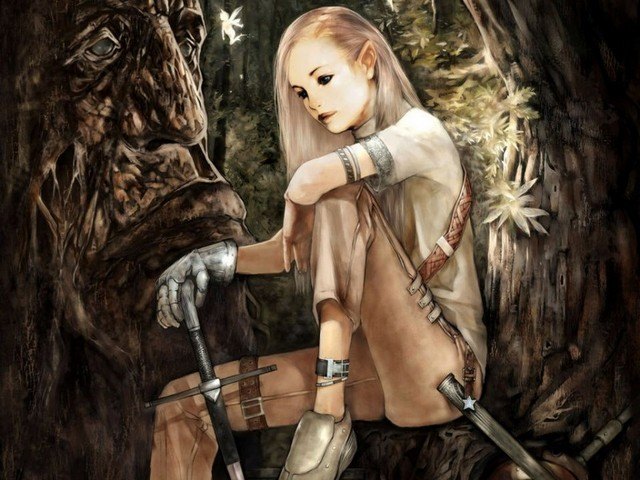 Wood Elf Anime Girl