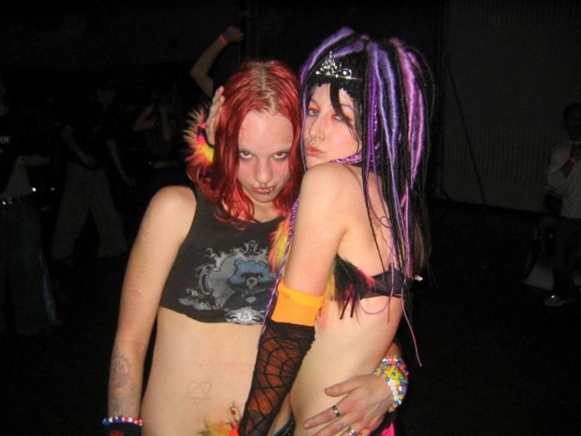 Young Goth Punk Teens Young Goth Punk Teens
