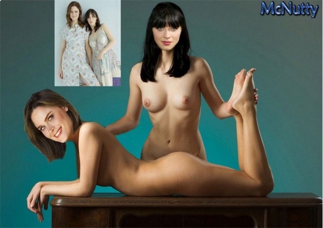 Zooey And Emily Deschanel Fakes Zooey And Emily Deschanel Fakes