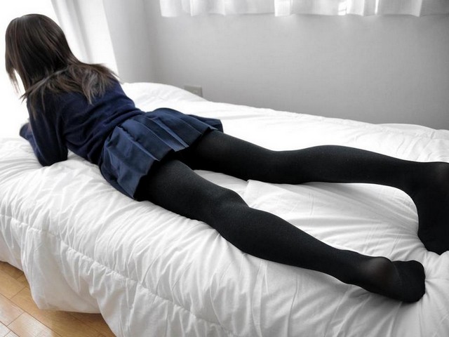 Asian School Girl Black Tights Asian School Girl Black Tights