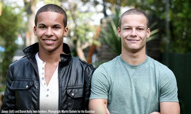 Black And White Biracial Twins